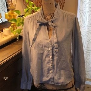 Old Navy Tie Front Long-sleeve Top